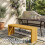 Outsunny Banco de Jardín Marrón 110 x 30 x 45 cm 6