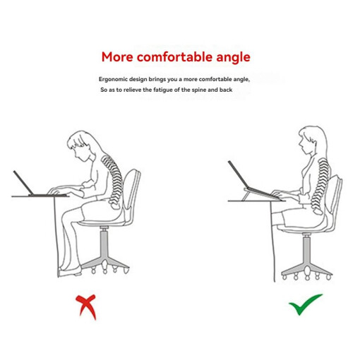 Adjustable Aluminum Laptop Stand, Foldable Desktop Holder, for 17inch Below Laptops 1