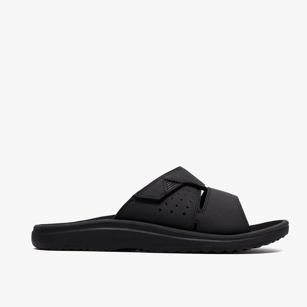 New Clarks Men's (Fit Type[Shoes], Shoe Size) Brinkley Slide Black 26188128