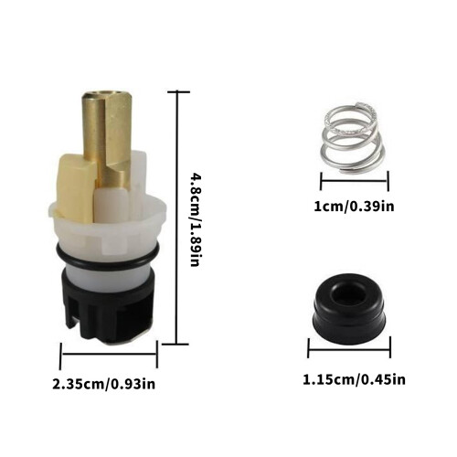 Accessoires faciles de plomberie d'assemblage de tige de robinet 2