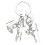 Stylish Dance Theme Keychain Featuring A Graceful Ballerinas 2