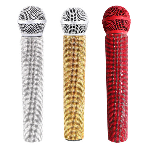 Accessoires de jouets de microphone de performances de-Rouge 1