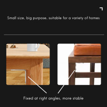 50PCS L Corner Bracket with Screws, Corner Brackets, Corner Bracket Fasteners, for Furniture Bed Frame Cabinets