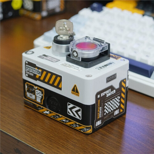 Wireless Computer Host Chassis Power /Off Button Remote Button Desktop External Major Decision Dual  White 2