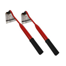 2Pcs Gardening Hand Hoe Set, Carbon Steel Ergonomic Garden Tool for Weeding and Planting