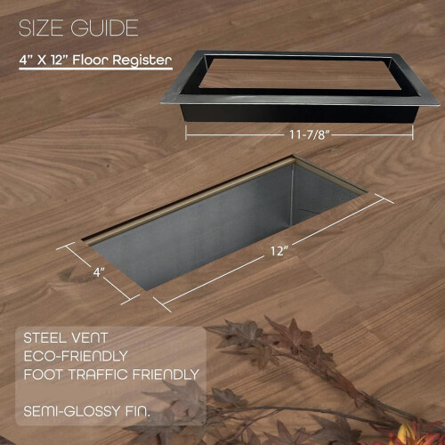 4x10 Foot Metal Floor Outlet Simple Installation Process-White 1