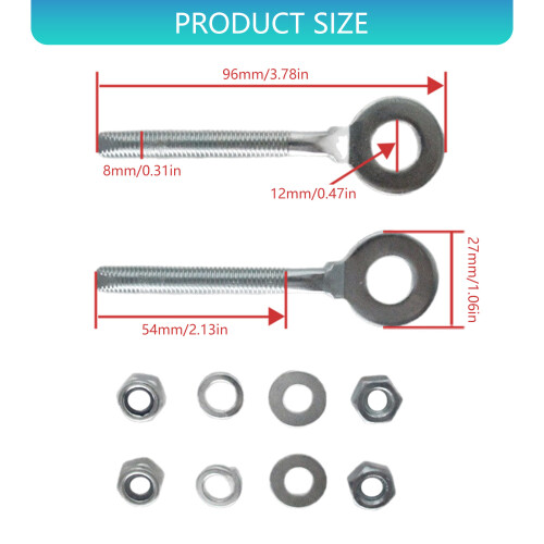 Solid Metal Chain Adjuster For Dirt Bikes And Trail Vehicles 125 2