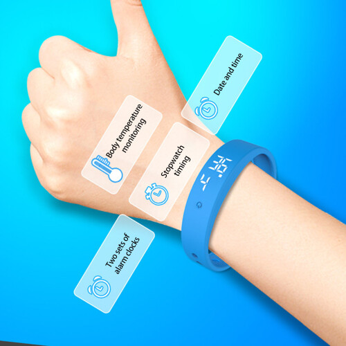 Thin Intelligent Bangle  Sleep Observe Defeat Alarm- Purple 2