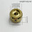 Boutons de contrôle de tonalité de Volume, 1 pièce,-Argent 3