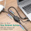 2-In-1 Adapter Network Hundred Megabit Network Sharing RJ45 Multifunctional One-Two Network Splitter 4
