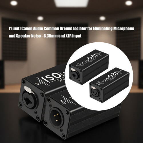 Reliable Music Hum Reduce XLR/6.35mm Ground Looping-XLR input 2