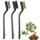 Bonsai Wire Brush Set 3pcs Small Wire Brushes with Ergonomic Plastic Handle for Precise Trunk Cleaning 1