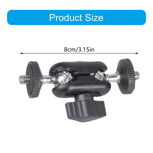 2PCS Adjustable Double Ball Head Magical Arm with 1/4inch Screw 2