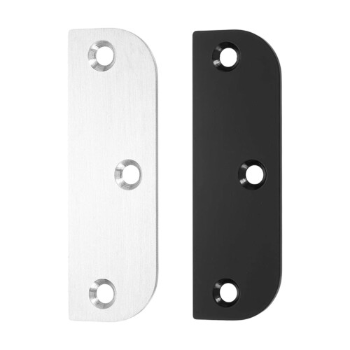 Cabinet Hinges Repair Plate Kitchen Cupboard-Black 6 pieces 2