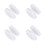4Pcs Snap Button Ribbon for Clothes White Sewing Accessory Durable 2
