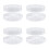 4Pcs Snap Button Ribbon for Clothes White Sewing Accessory Durable 3