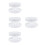 4Pcs Snap Button Ribbon for Clothes White Sewing Accessory Durable 7