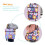 Folding Shopping Cart with Large Capacity, Smooth Rolling Wheels and Foldable Trolley Bag Design 3