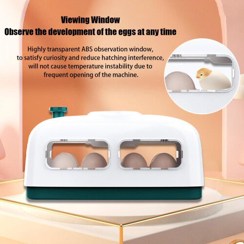8 Egg Incubator with Automatic Egg Turner, LED Display and Intelligent Temperature Control for Hatching Chickens Ducks Geese 1