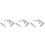 6Pcs Silver Dental Bite Plates Stainless Steel Oral Tool 3