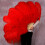 Furry Feather Handheld Fan Carnivals Wedding Stage-Black SS2 6