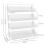 4 Tier White Candy Display Rack for Countertop, SpaceSaving Snack Organizer Stand 2