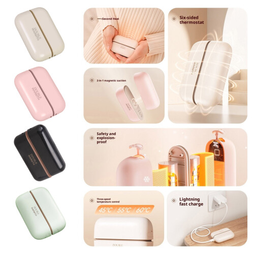 Magnetic Warmers Full Hand Coverage Quick Warm Hand-White 2