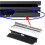 Console de jeu rabat de porte en plastique couvercle de-Noir 6