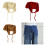 Multiuse Hollowed Triangular Scarf Breathable Shawl Wrap-Red 3