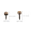 16Pcs Gold Brass Self-Tapping Decorative Screws with Caps for Home Use 2