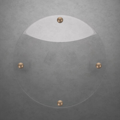 16Pcs Gold Brass Self-Tapping Decorative Screws with Caps for Home Use 2