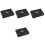 4Pcs Durable Eva Darts Storage Box Portable Carrying Case Black 2