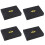 4Pcs Durable Eva Darts Storage Box Portable Carrying Case Black 4