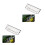 2Pcs Stainless Steel Aquarium Tools Holder Silver Anti-Rust 7