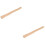 2Pcs Wood Handle Replacement for Hatchet Comfortable Grip Khaki Color 5