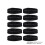 20Pcs Removable Black Watchband Loops Strap Keeper Replacement 2