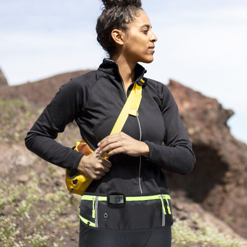 Lightweight Black ABS Clip on Pedometer with Easy Read LCD Display 2