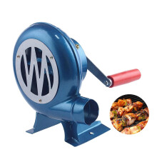 BBQ Forge Blower 300W Hand Crank Metal Gear Fan for Blacksmith and Outdoor Cooking
