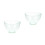 2Pièces Bol Mélangeur Transparent En Caoutchouc Durable 2