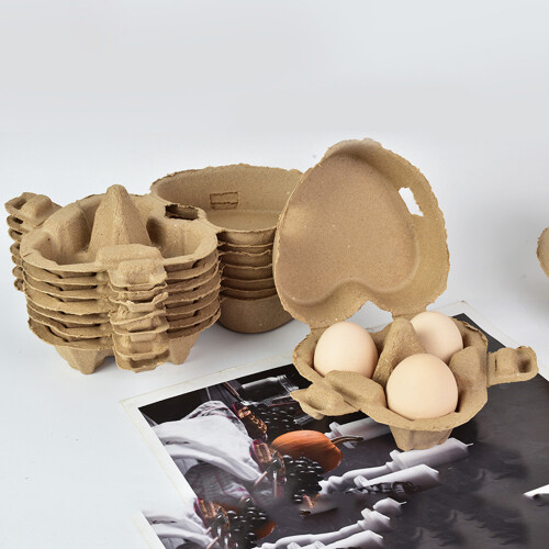 Set mit 30 recycelbaren Eierbehältern im Herzdesign mit 3 Fächern 1