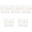 30Pcs Convenient White Acrylic Blocks for DIY Clear Stamp Crafting 2