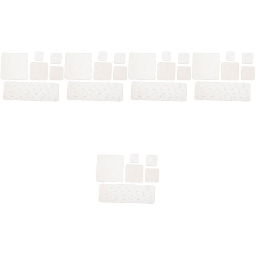 30Pcs Convenient White Acrylic Blocks for DIY Clear Stamp Crafting 2