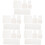 30Pcs Convenient White Acrylic Blocks for DIY Clear Stamp Crafting 5