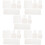 30Pcs Convenient White Acrylic Blocks for DIY Clear Stamp Crafting 7