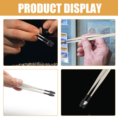 5Pièces Kit Pinces Artisanales Métal Durable Utilisation Beauté Argent 2
