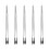 5Pièces Kit Pinces Artisanales Métal Durable Utilisation Beauté Argent 7