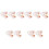 10Pcs Staple Pullers Assorted Colors Practical Office Tools 2
