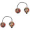 2Pcs Assorted Color Hand-Painted Rhythm Balls for Playing and Drummers 4