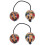 2Pcs Assorted Color Hand-Painted Rhythm Balls for Playing and Drummers 6
