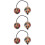 3Pièces Balles De Percussion Peintes À Couleurs Assorties 4